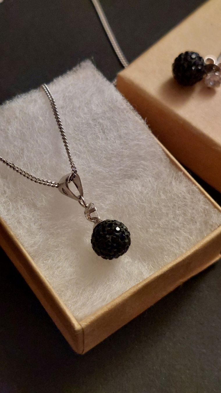 Altri gioielli: 925 Silber Schmuck Set, Ohrstecker & Kette – Nuovo e nell'imballaggio originale da Zürich venduto da Rose-Black 3