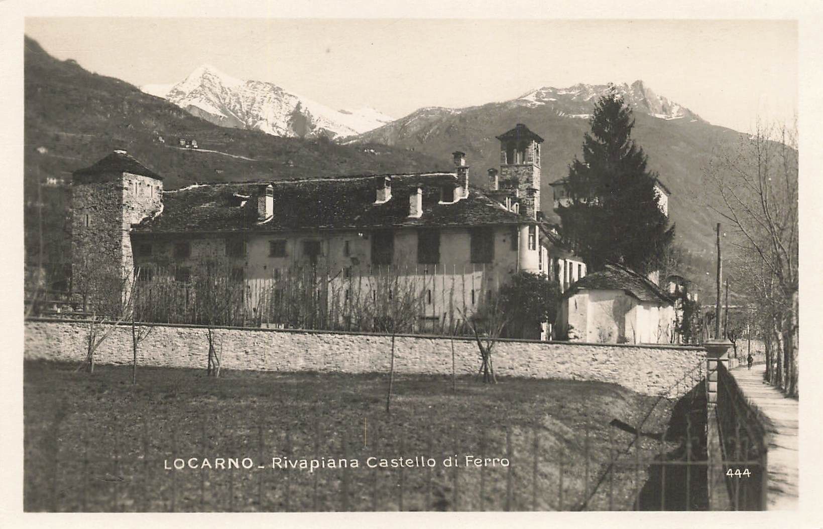 Ansichtskarten: Locarno rivapiana castello di ferro – Gebraucht aus Biasca von Blenio71