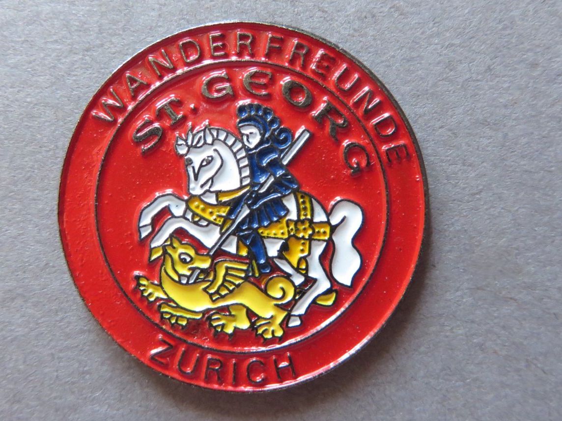 Placchette & Badge: PIN, WANDERFREUNDE ST.GEORG ZÜRICH – Usato da Neuhausen venduto da luckimucki