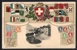 Passepartout-Lithographie Lugano, Strass