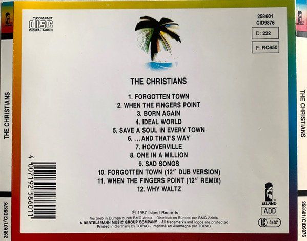 CD: CD The Christians - S/t (1987) – Usato da Möriken AG venduto da mineralia 1