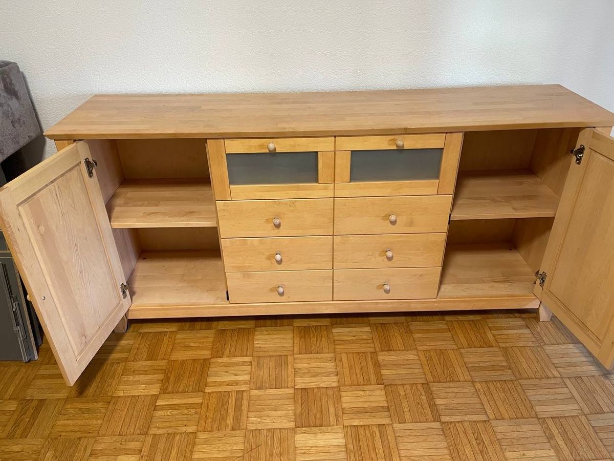 Kommoden: Commode  Holz  Birke 183x45x85,5 cm – Gebraucht aus Bern von nat_7rk7 1