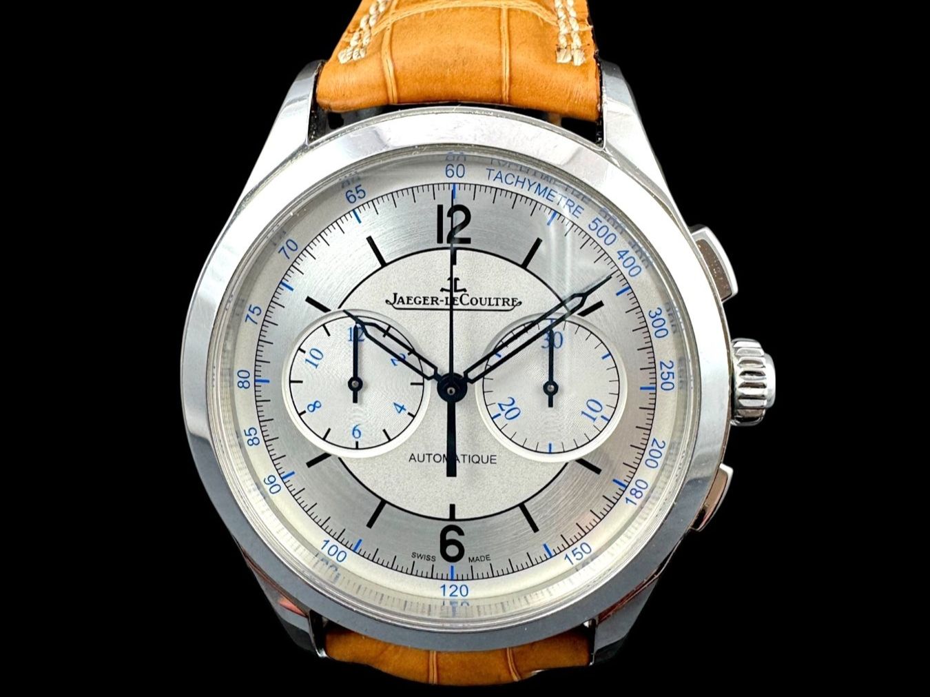 Jaeger-Lecoultre Orologi: Jaeger LeCoultre Master Chrono Automatic 40mm Fullset *U1334 – Usato da Zürich venduto da GalerieInauen