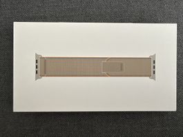 Apple Watch Trail Loop Armband Titan Natur neu OVP
