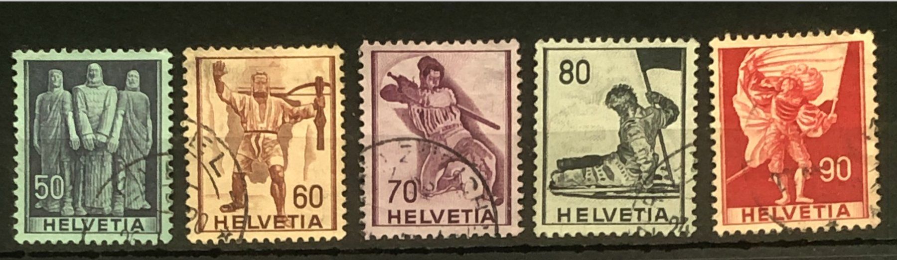 Tutti i francobolli: Historische Bilder mit Stempel – Usato da Aarau venduto da Billa007 1