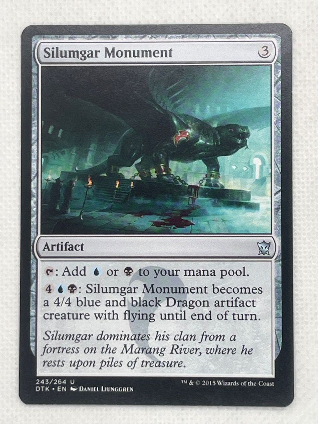 Magic The Gathering Carte collezionabili: MTG Silumgar Monument DTK 243 Englisch Uncommon – Usato da Hinterkappelen venduto da Kim1992