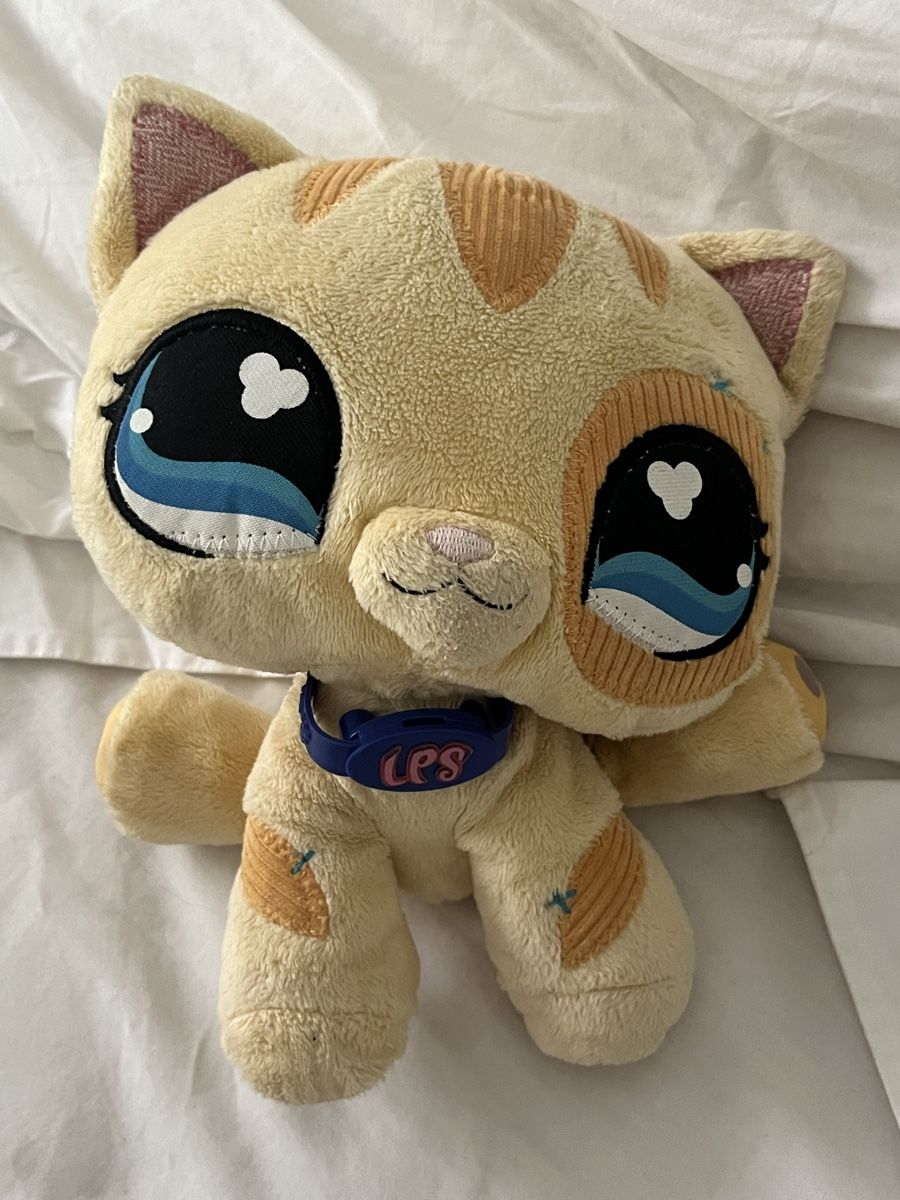 Littlest Pet Shop Statuette: LPS VIP Plush (Yellow Cat) – Usato da Le Grand-Saconnex venduto da Koko.hime_ 2