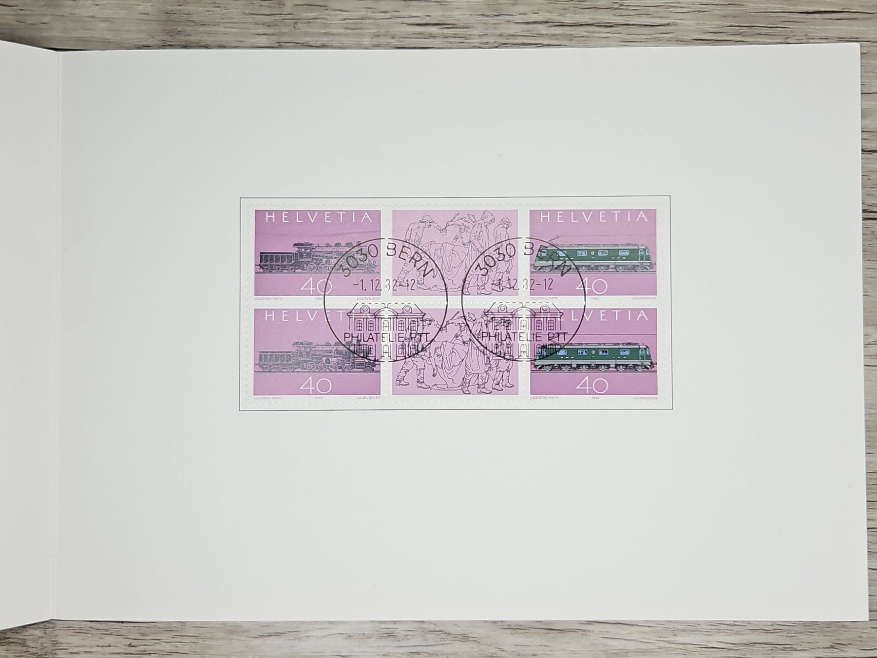 Alle Briefmarken: CL04 PTT Suisse 1982 – Gebraucht aus Cousset von Patrick_Collections 1