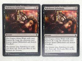 Magic The Gathering 2x Rakshasas Geheimnis