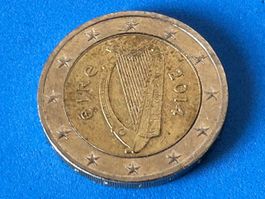 Ireland - 2 Euros (2nd map) 2014 Circulated