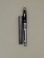 Sheaffer Targa 1006 Sterling Silver 14K Gold Nib Vintage