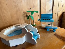 Puppenhaus Möbel - Swimmingpool and BBQ