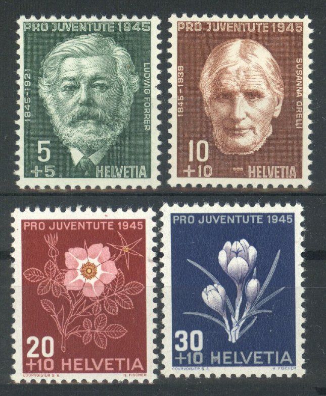 Tutti i francobolli: 1945, Pro Juventute, ohne Falz ** – Nuovo (secondo la descrizione) da Willisau venduto da Vollstempel