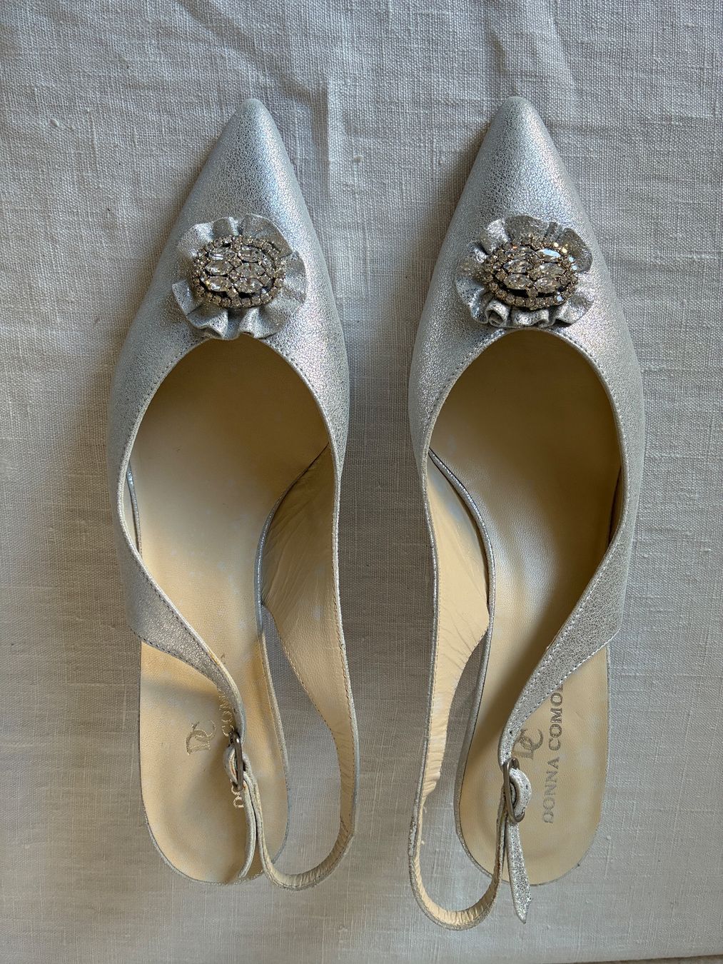 Scarpe da donna: Neue Pumps Silber mit Swarovski – Usato da Herzogenbuchsee venduto da filoferro