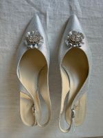 Neue Pumps Silber mit Swarovski