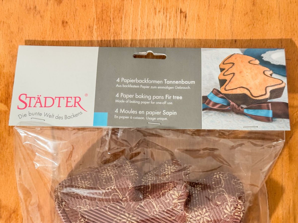 Teglie da forno: 4 Papierbackformen Tannenbaum, Städter, neu – Nuovo e nell'imballaggio originale da Galmiz venduto da ranunkel25 2