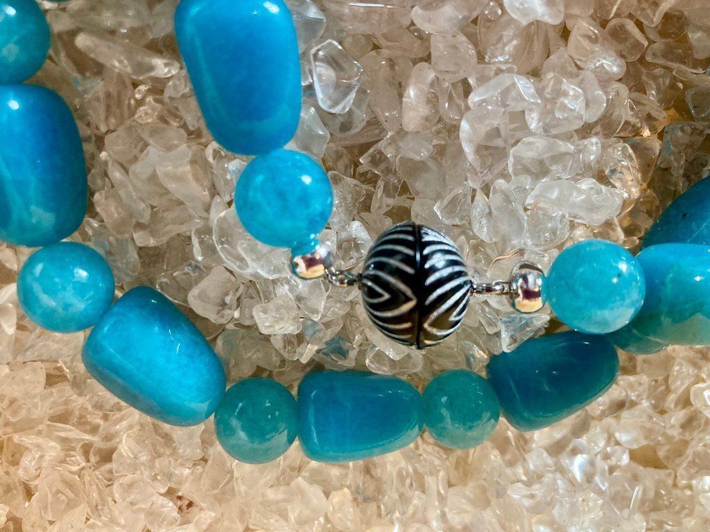 Catenine: Halskette - Jade gefärbt – Nuovo (secondo la descrizione) da Biberist venduto da tl-schmuck 2