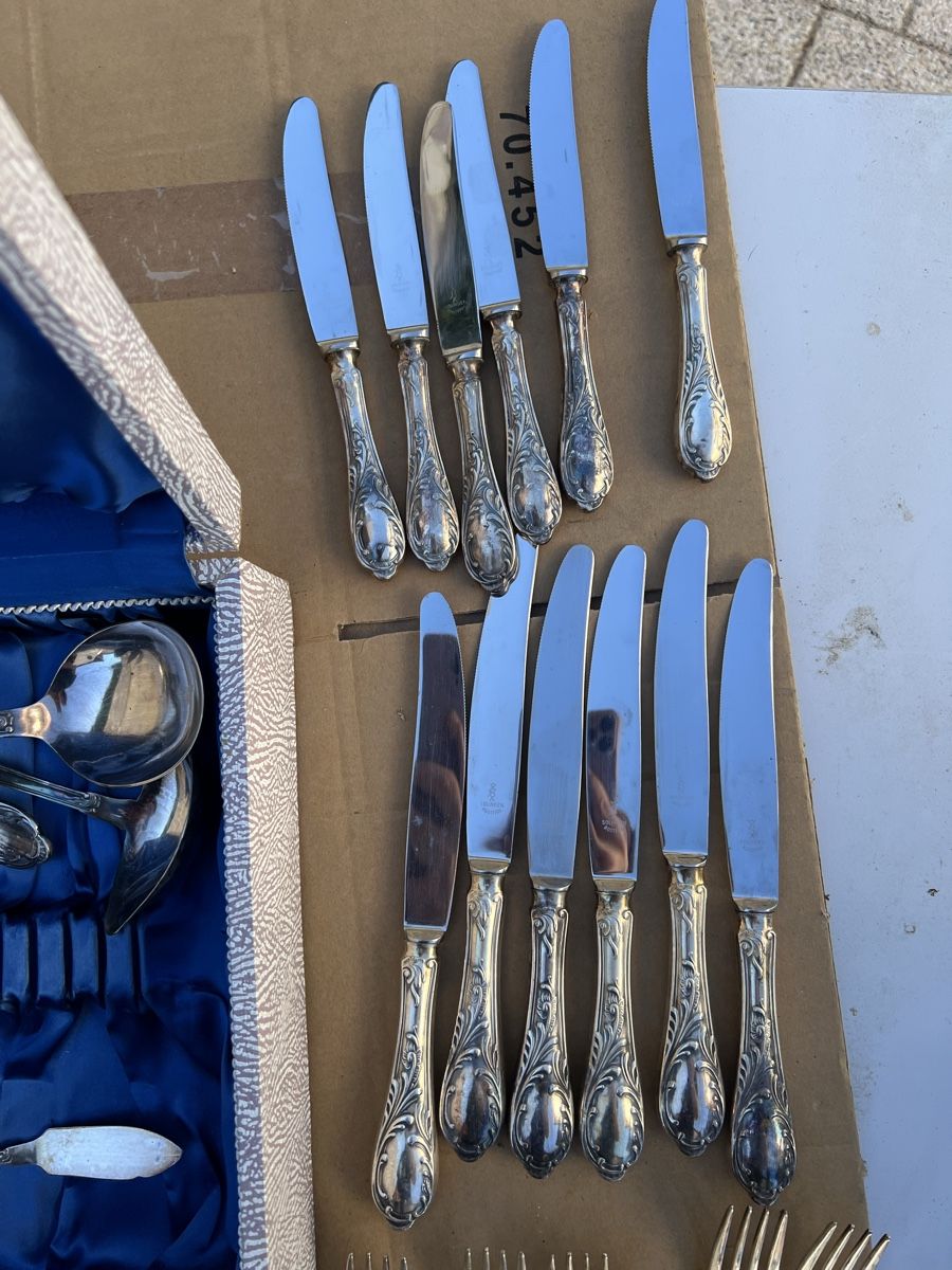 Solingen Set di posate: Besteckset versilbert Solingen Koffer gebraucht – Usato da Dittingen venduto da Bellevista 4