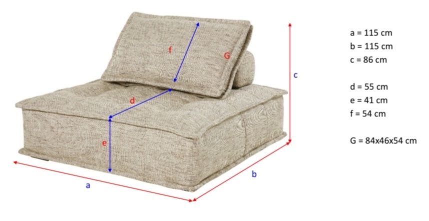 Maisons du monde Sessel: canapé- fauteuil sable modulable – Neu (gemäss Beschreibung) aus Nyon von lea_s2kk 1