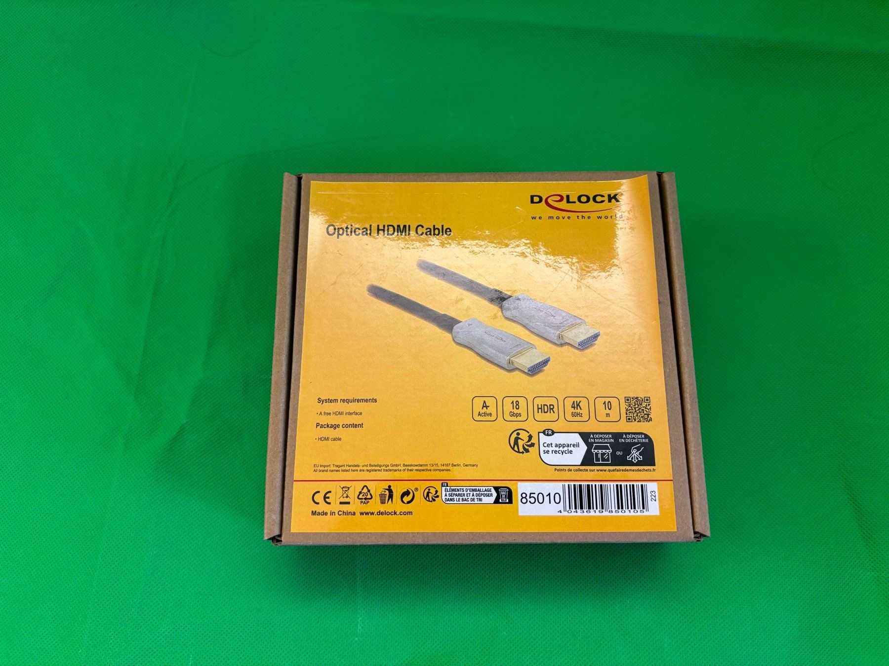 Cavi: Delock Optical HDMI Cable 10m – Nuovo e nell'imballaggio originale da Kilchberg ZH venduto da bionicdog