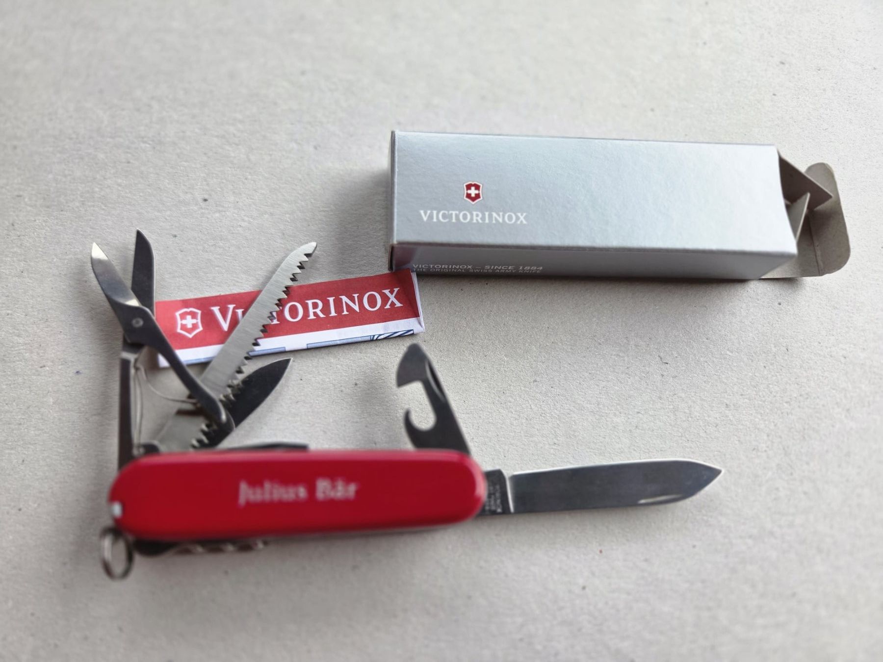 Victorinox Coltelli tascabile: Couteau Victorinox Julius Bär – Usato da Choëx venduto da Solmo51 3