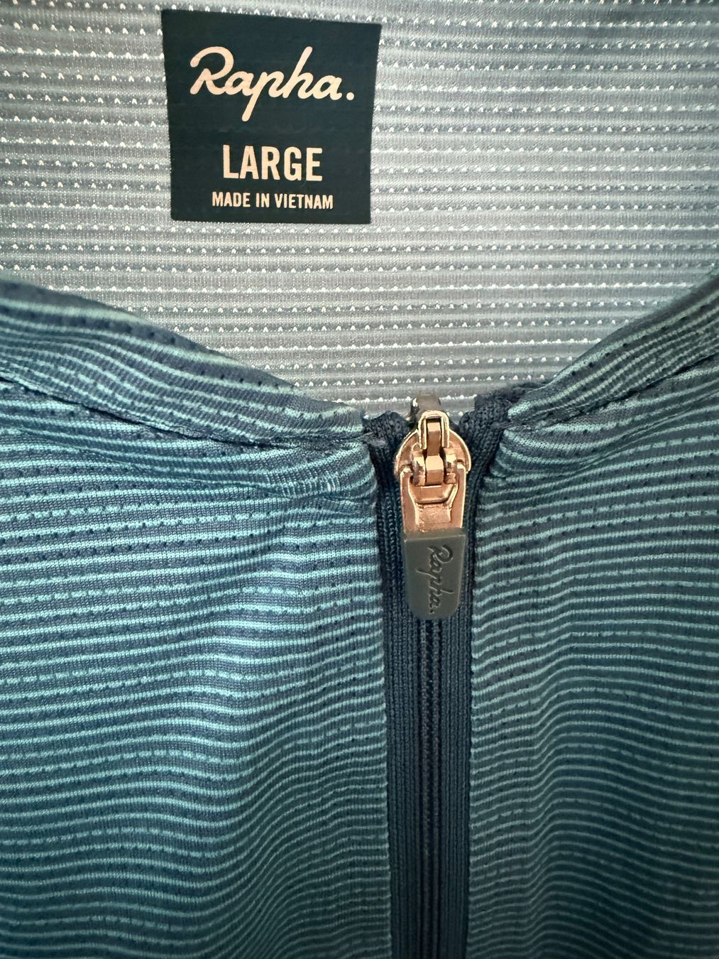 Rapha Canottiere & Pantaloni: Rapha Velo Trikot, Blau L – Usato da Zürich venduto da buc_rl55 1