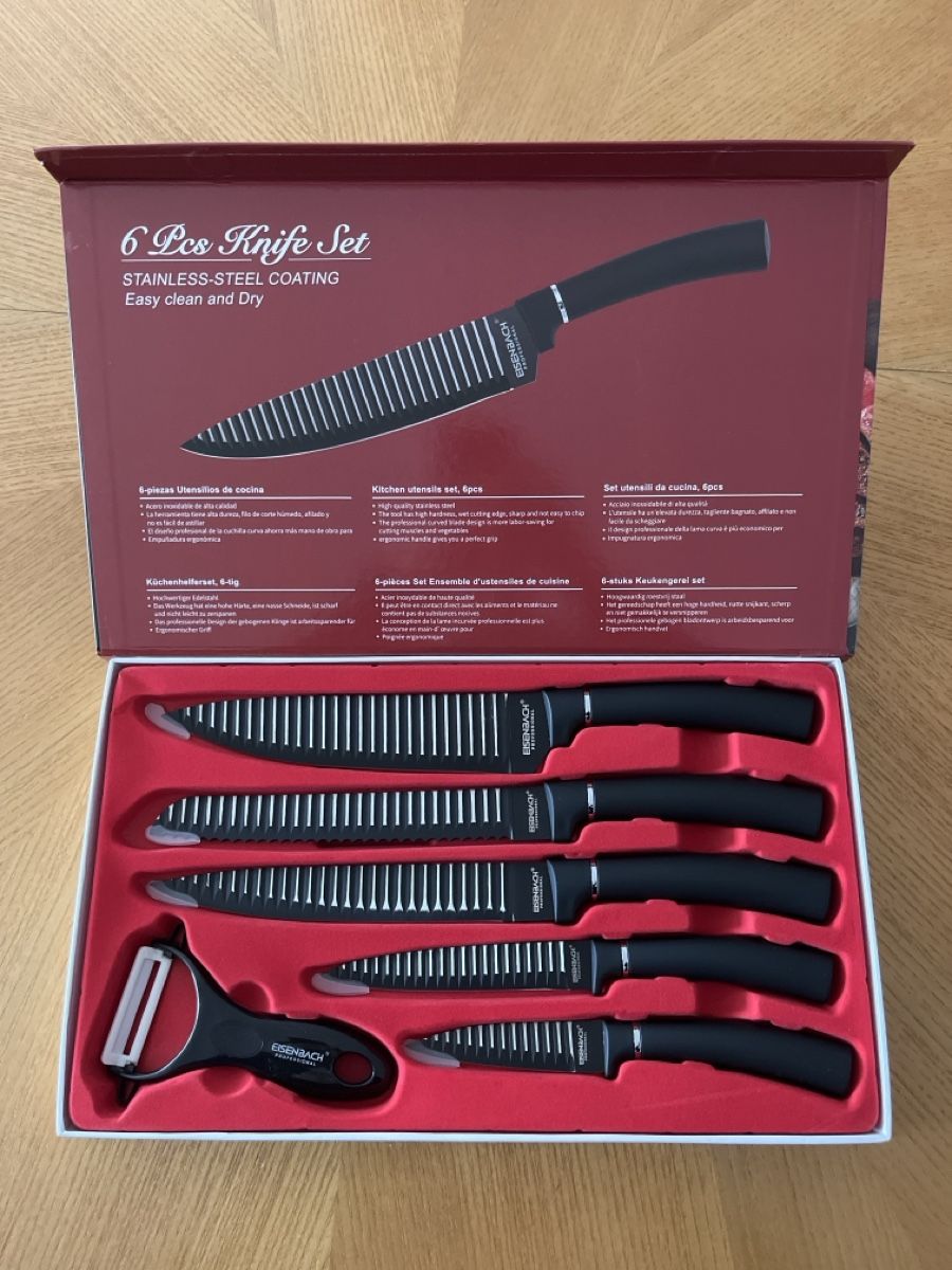 Coltelli: Eisenbach 6 Teiliges-Messerset – Nuovo e nell'imballaggio originale da Wangen b. Olten venduto da break72 1