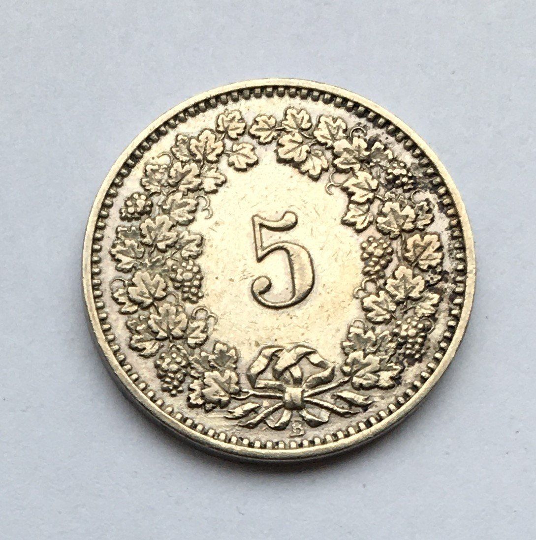 Tutti le monete: 1883 5 Rappen ss-vz – Usato da Kirchberg SG venduto da Zenhad69 1