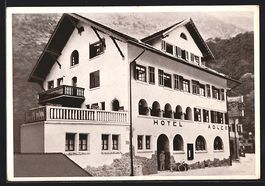 AK Vaduz, Hotel-Pension Adler, 1947