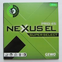 Tischtennisbelag GEWO Nexxus EL Pro 45 Superselect