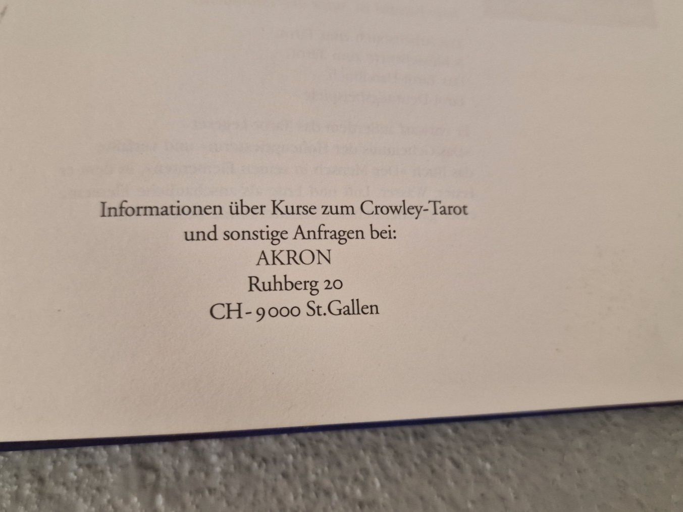 Bücher: Der Crowley Tarot – Gebraucht aus Rütihof von tweedy123 3
