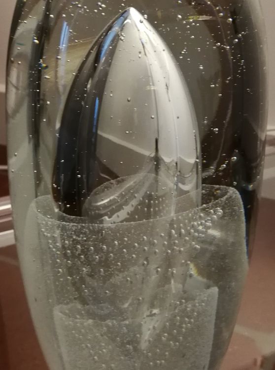 Sculpture/Figurine Poisson Sur Vague en verre d Art soufflé Murano