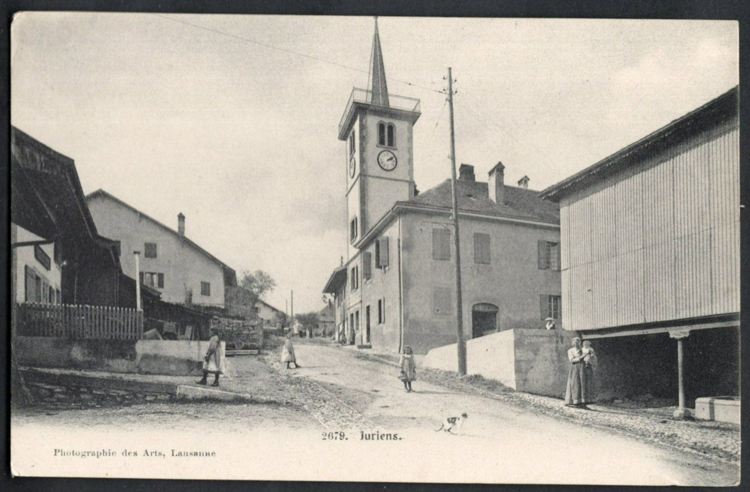 Cartoline postali: Juriens VD – Usato da Rapperswil SG venduto da INTELVI