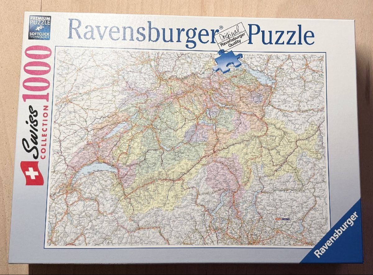 Ravensburger Puzzle: Puzzle Ravensburger - Motiv SCHWEIZ – Usato da Samedan venduto da Gischpel25 1