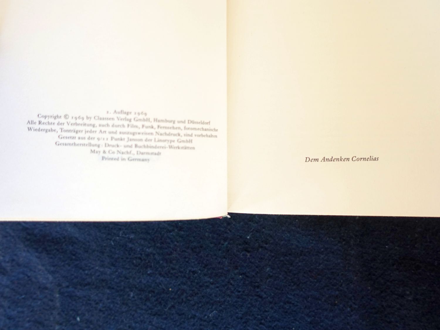 Libri: Kalibaba oder die Elternlosen, Classen Verlag, 1969,signiert – Usato da Gutenswil venduto da Optico 3