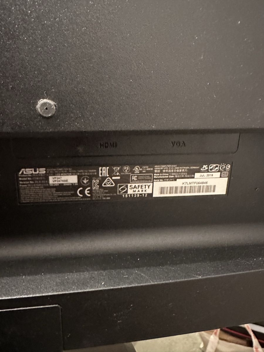 Monitor: Samsung & Asus 24" Monitore, gut erhalten – Usato da Dietikon venduto da vithya88 7