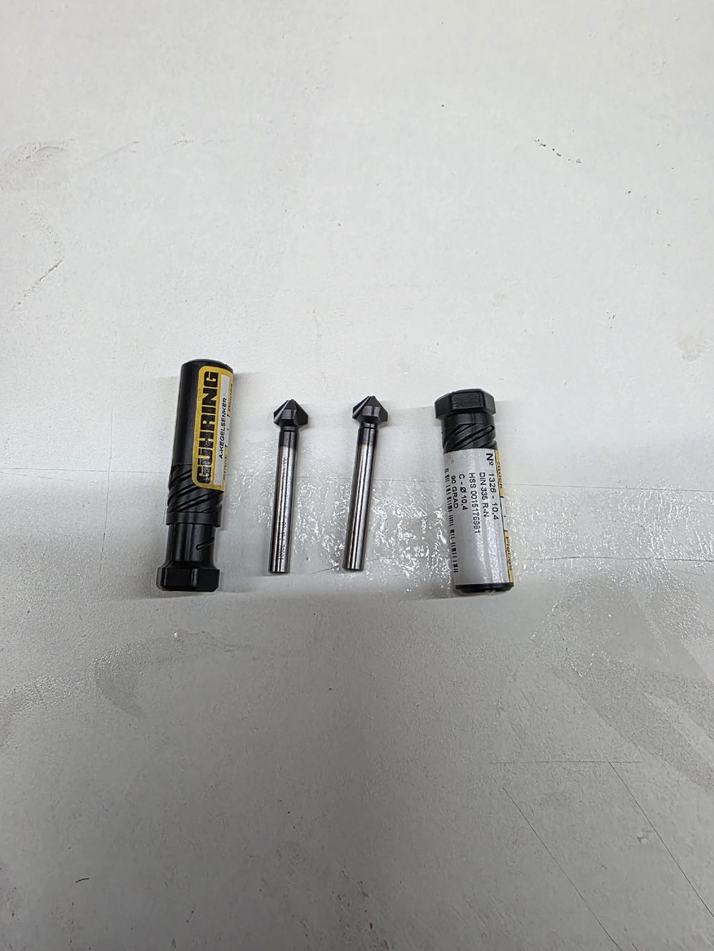 Tutti gli attrezzi: 2x HSS 10.4mm Senker 90° Guehring – Nuovo e nell'imballaggio originale da Rüti ZH venduto da Madeira14