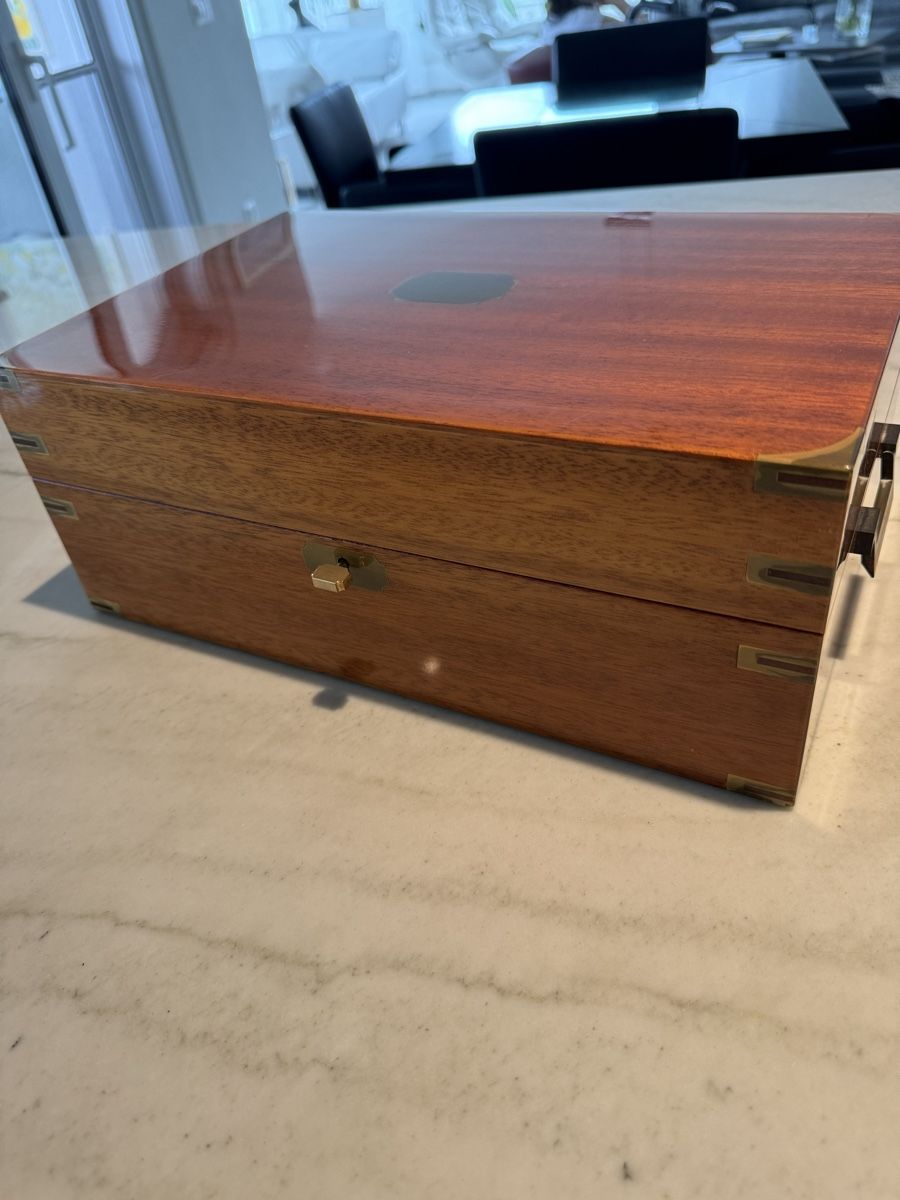 Davidoff Humidore: Humidor Davidoff Marine mit orig. Schere – Gebraucht aus Safenwil von Corahund 1