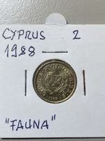 Chypre - 2 centimes - 1988