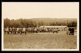 Foto-AK Bad Elster, Pferderennen 1931