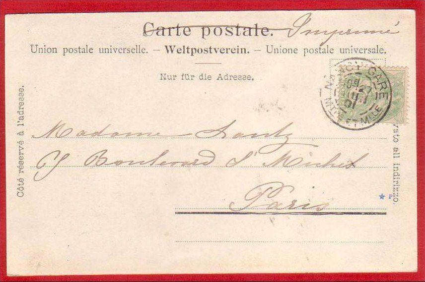 Cartoline postali: SALVAN – Usato da Grüningen venduto da Kartenlaube 1