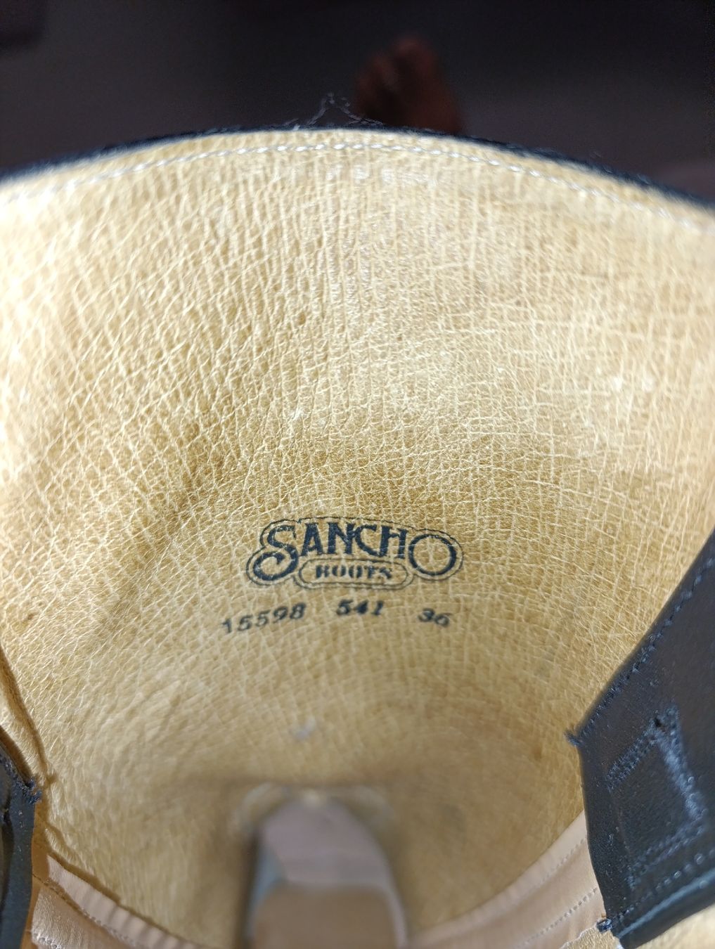 Sancho Abarca Scarpe da uomo: Sancho Boots Leder Schwarz Groesse 36 Neu – Usato da Arlesheim venduto da plu_b87r 1