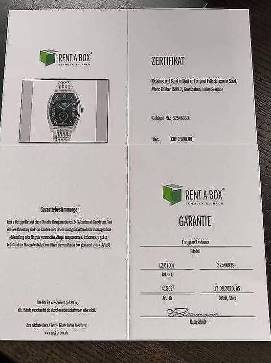 Uhren: Longines Evidenza L2.670.4.51.6 – Gebraucht aus einigen von unicornhunter 2