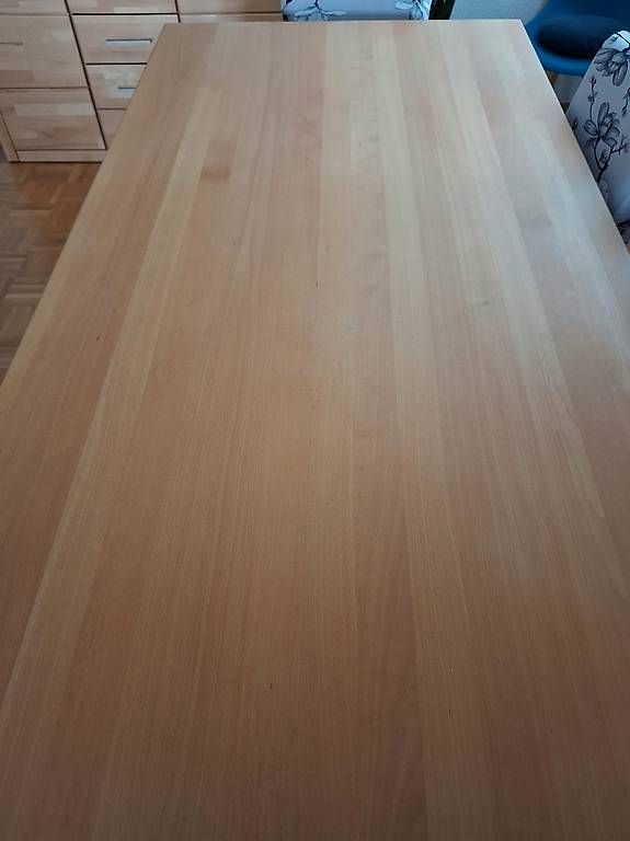 Tischset: Table en hêtre massif + 6 chaises  – Gebraucht aus Lausanne von Justy02 1