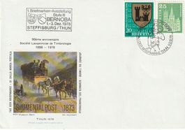 Tag der Briefmarke 1978, Thun, Zudruck "Lausanne", Umschlag
