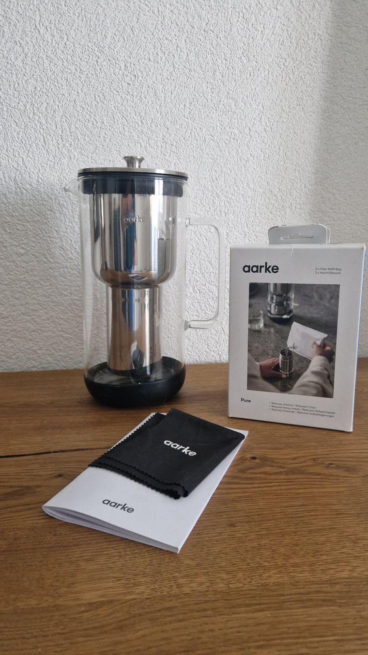 Sanitär: Aarke Purifier Wasserfilter Glaskaraffe – Gebraucht aus Uznach von Nuala14