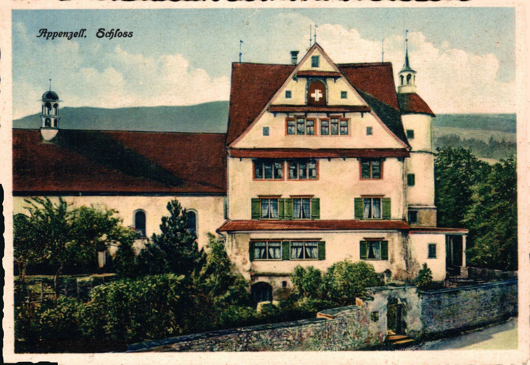 Cartoline postali: Appenzell. Schloss – Usato da Bronschhofen venduto da Astore