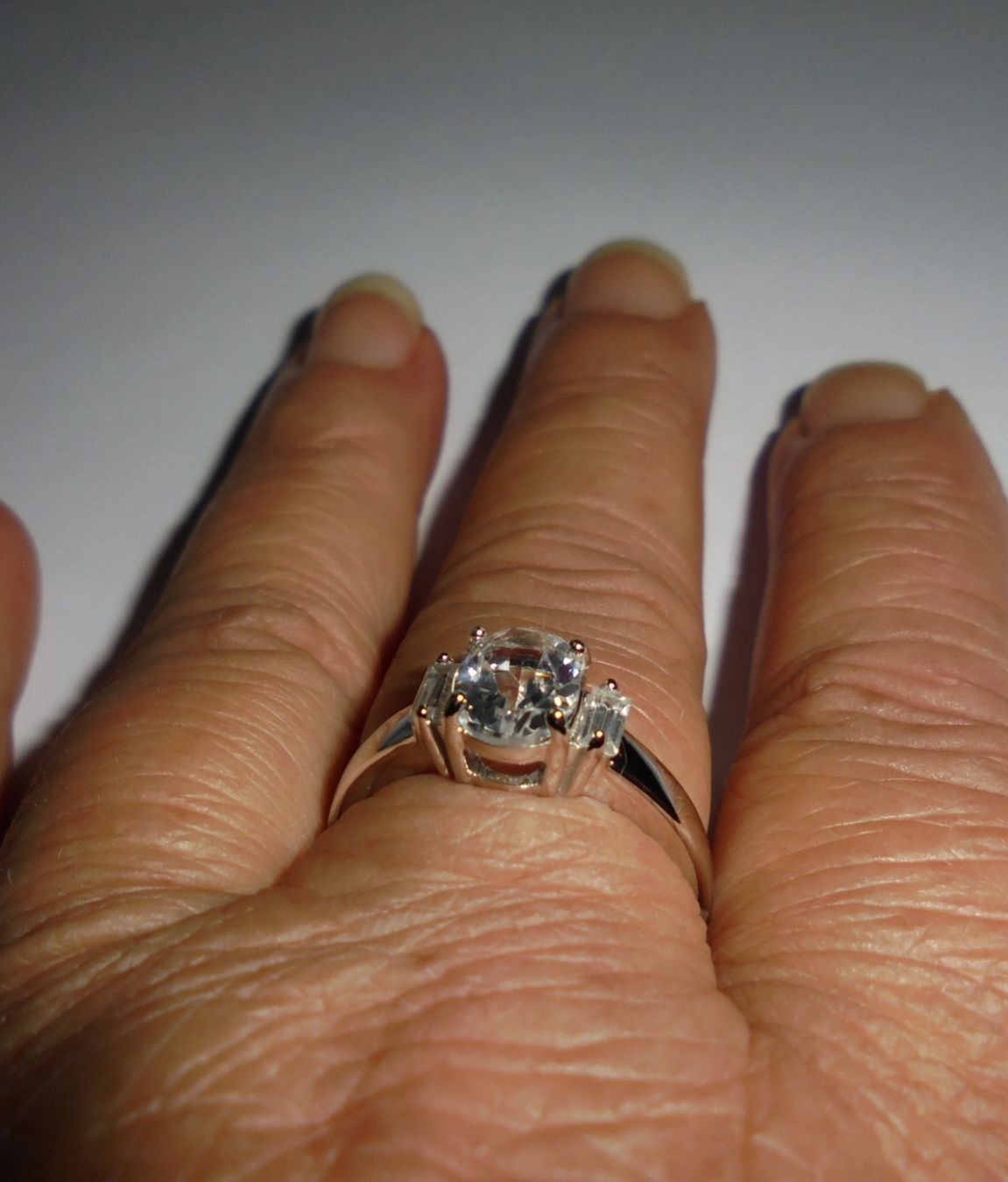 Ringe: Echtschmuck: Silberring Weisser Topas 18/56 – Neu (gemäss Beschreibung) aus Zuchwil von maumauchi 7