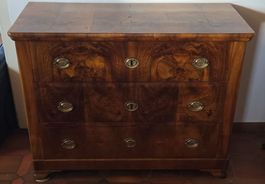Commode ancienne bois verni 3 tiroirs occasion