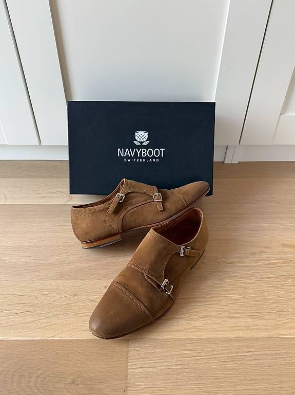 Scarpe da uomo: Business Slipper von Navyboot, cognac braun – Usato da St. Gallen venduto da Sabrinaaa